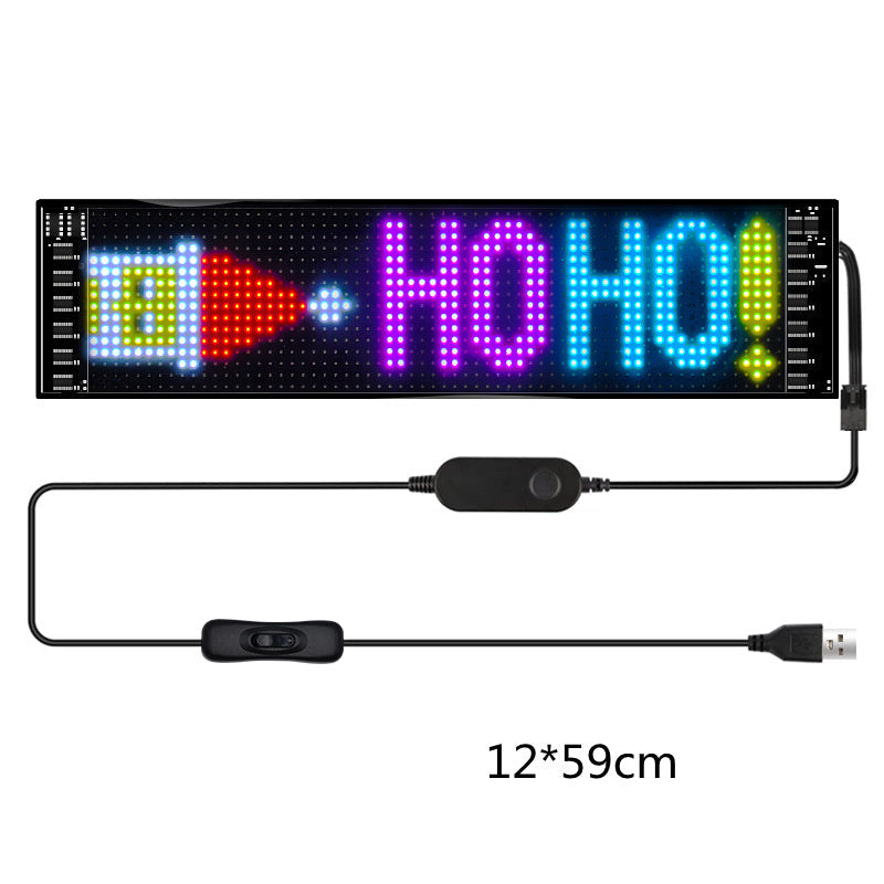 Programmable Full-Color LED Car Display