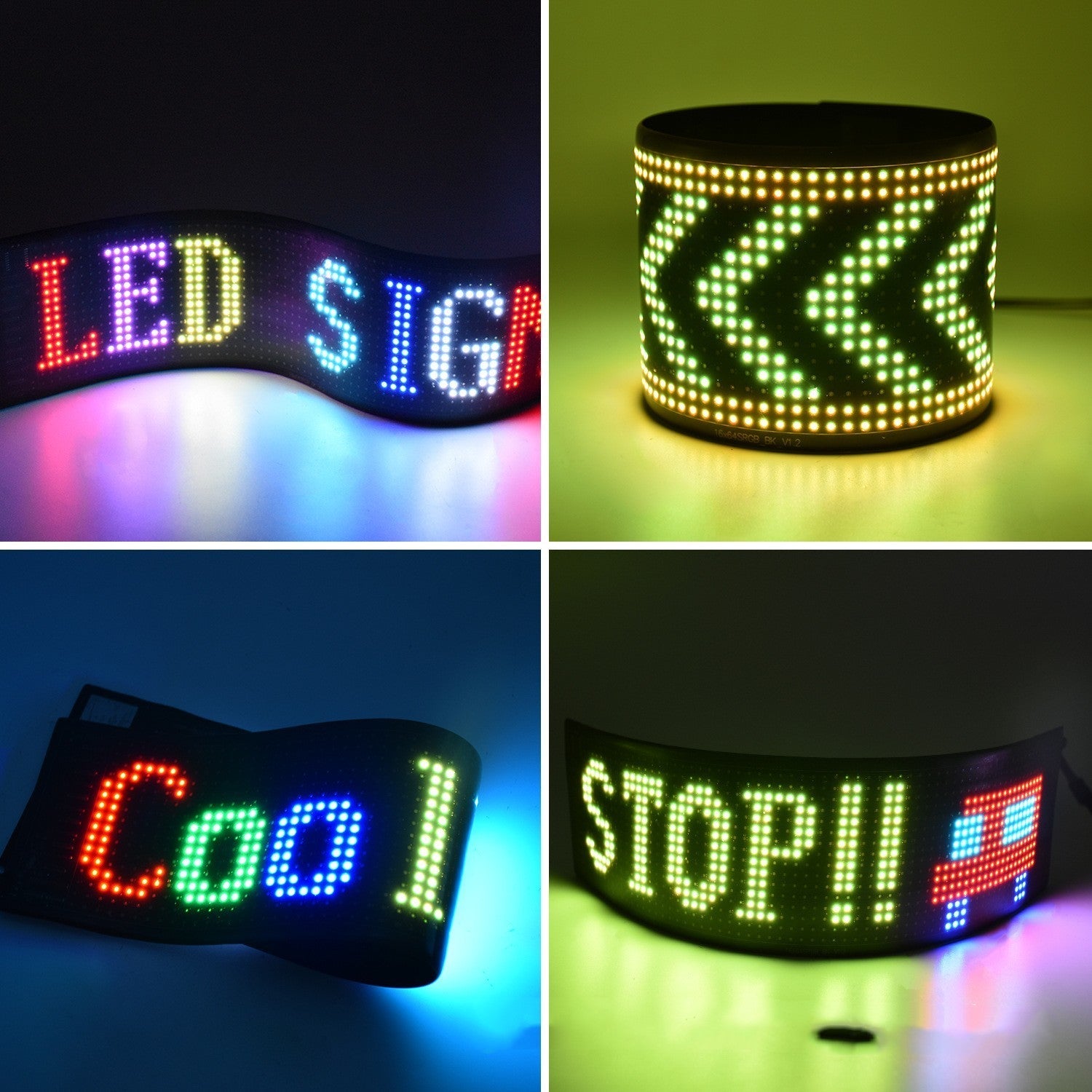 Programmable Full-Color LED Car Display