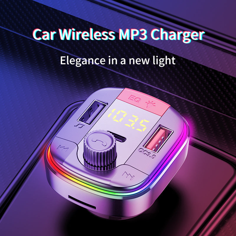 Car MP3 Bluetooth Player with Fast Charger