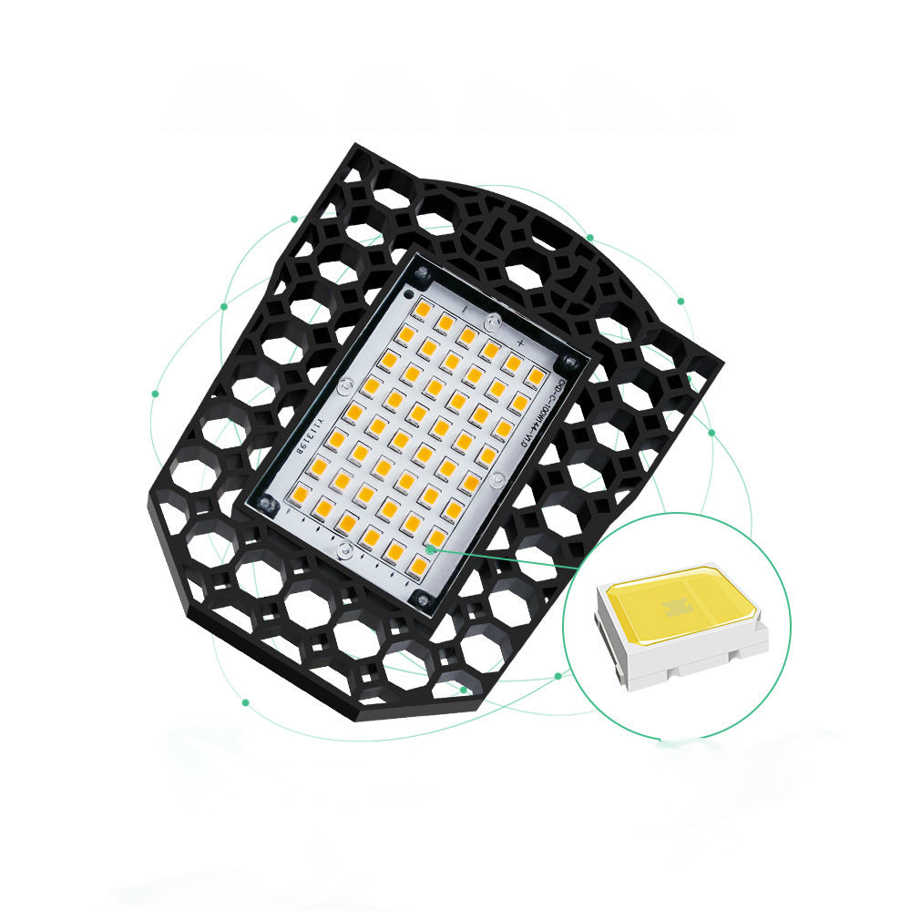 Yellow & White Warehouse Buildings Solar Light