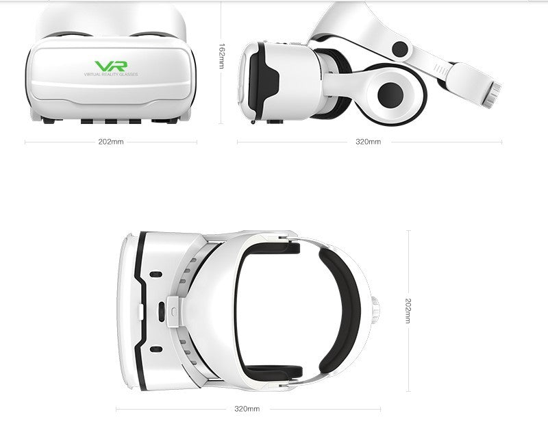 Head-Mounted Adjustable HD VR Glasses