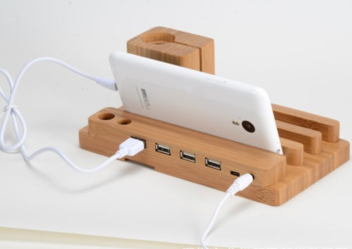 Wooden Multi-Function Charging Stand