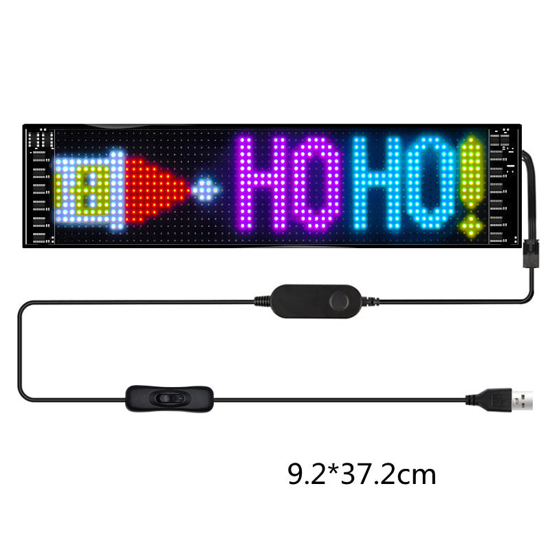 Programmable Full-Color LED Car Display