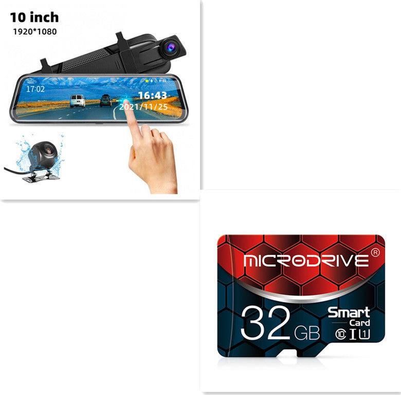 Dual Lens Rearview Mirror Dash Cam