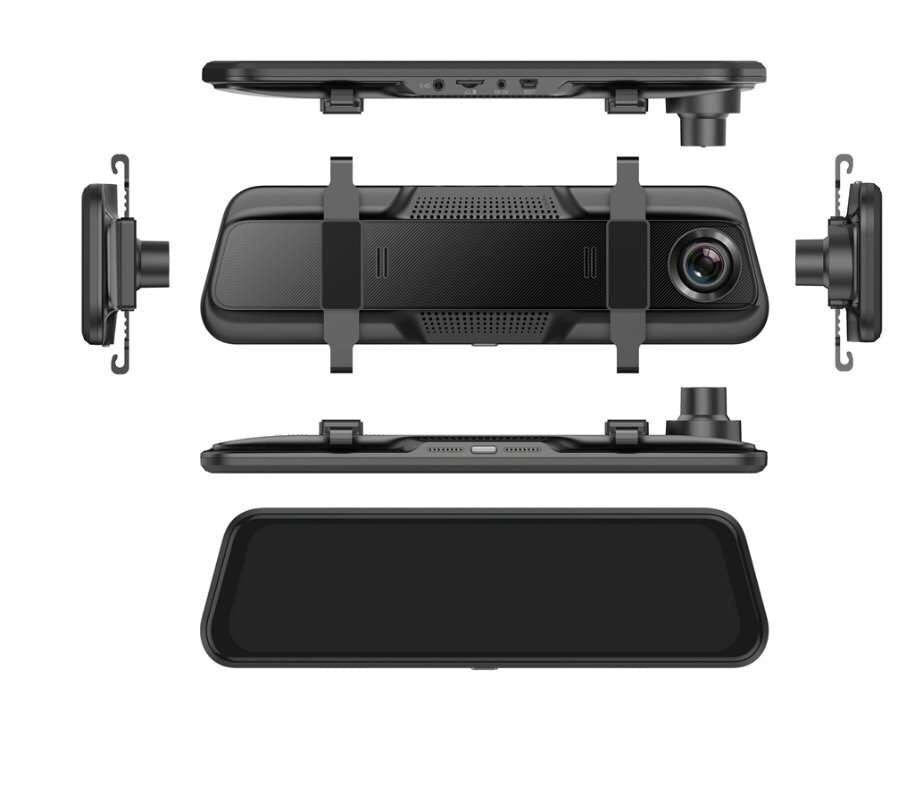 Dual Lens Rearview Mirror Dash Cam
